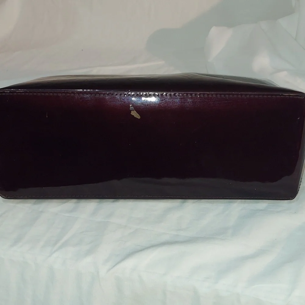 Louis Vuitton Amarante Vernis Wilsher Pm Tote Satchel